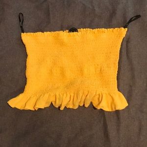 yellow tube top